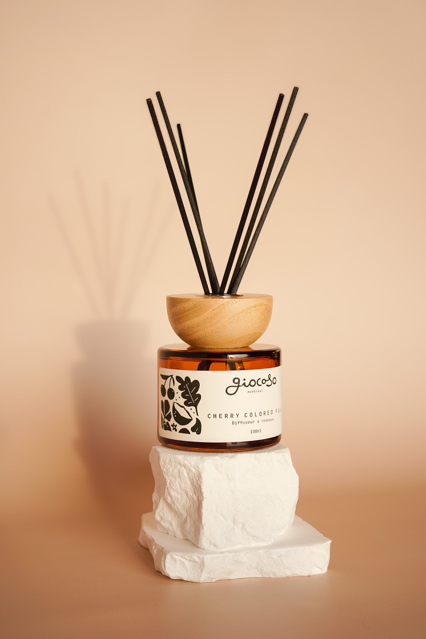 Coloured Diffuser Reeds Cherry Colored Funk Reed Diffuser – Giocoso