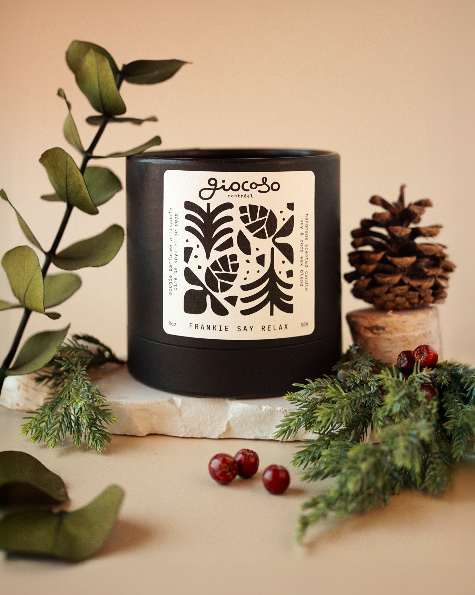 Frankie Say Relax Scented Candle 8oz