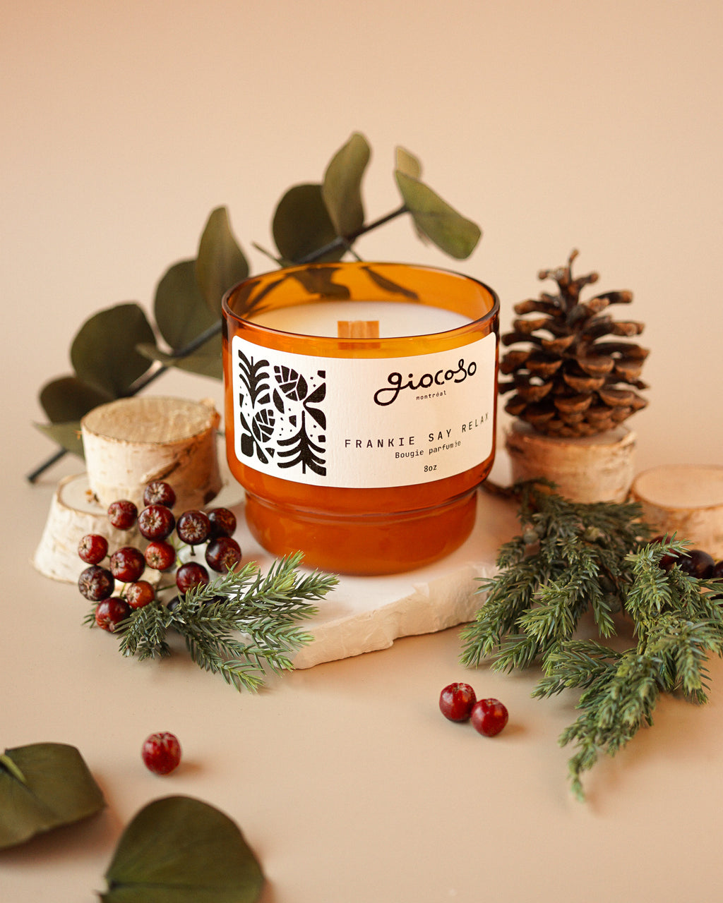 Frankie Say Relax Scented Candle 8oz