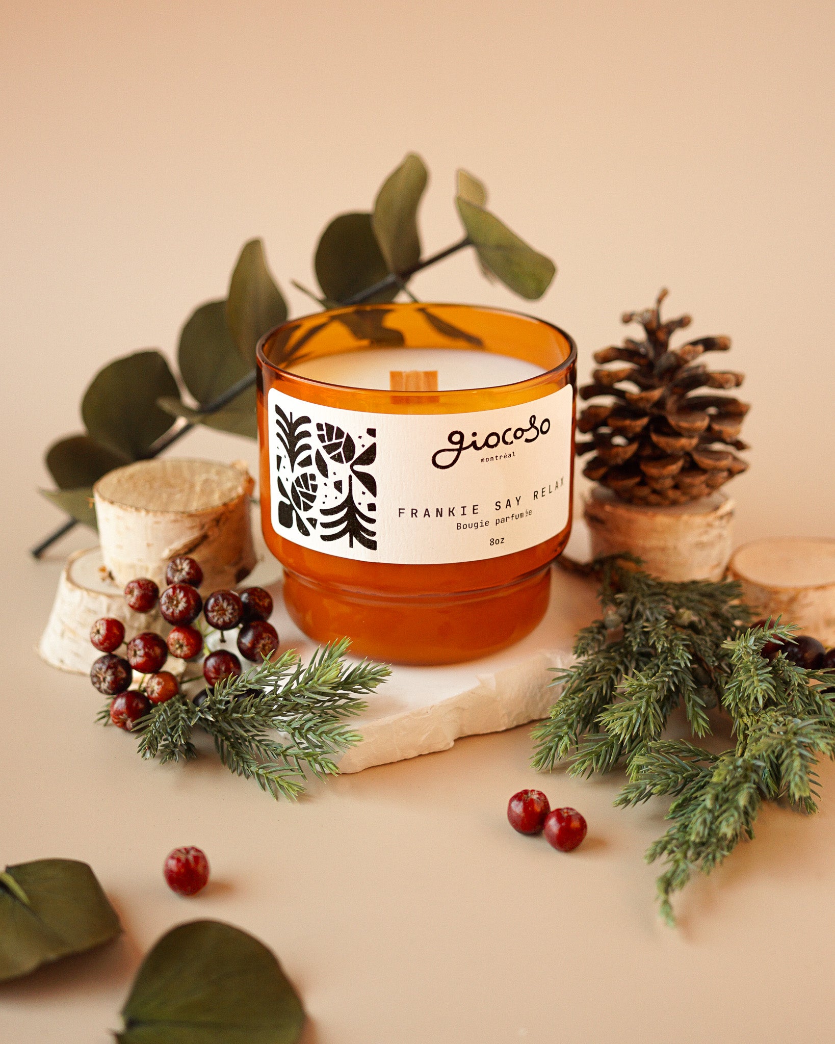 Frankie Say Relax Scented Candle 8oz