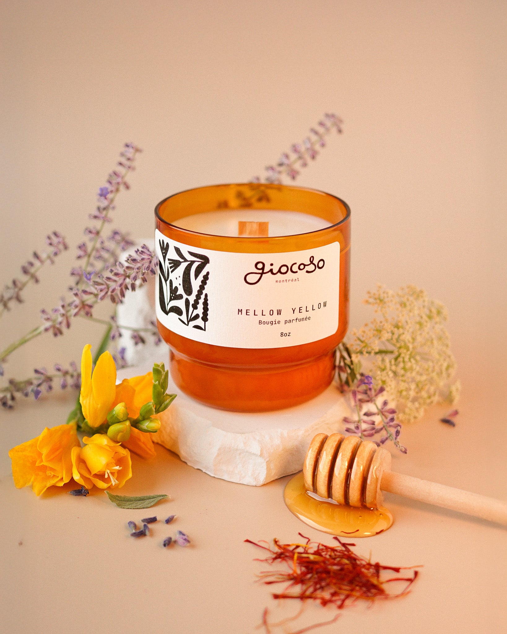 Mellow Yellow – Bougie 8oz