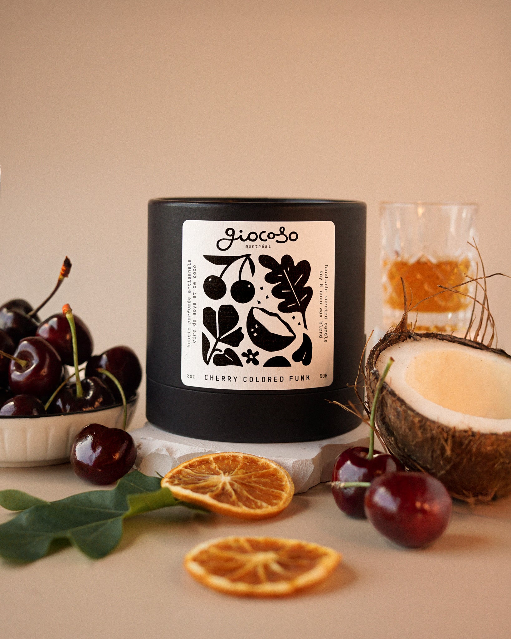 Cherry Colored Funk Scented Candle