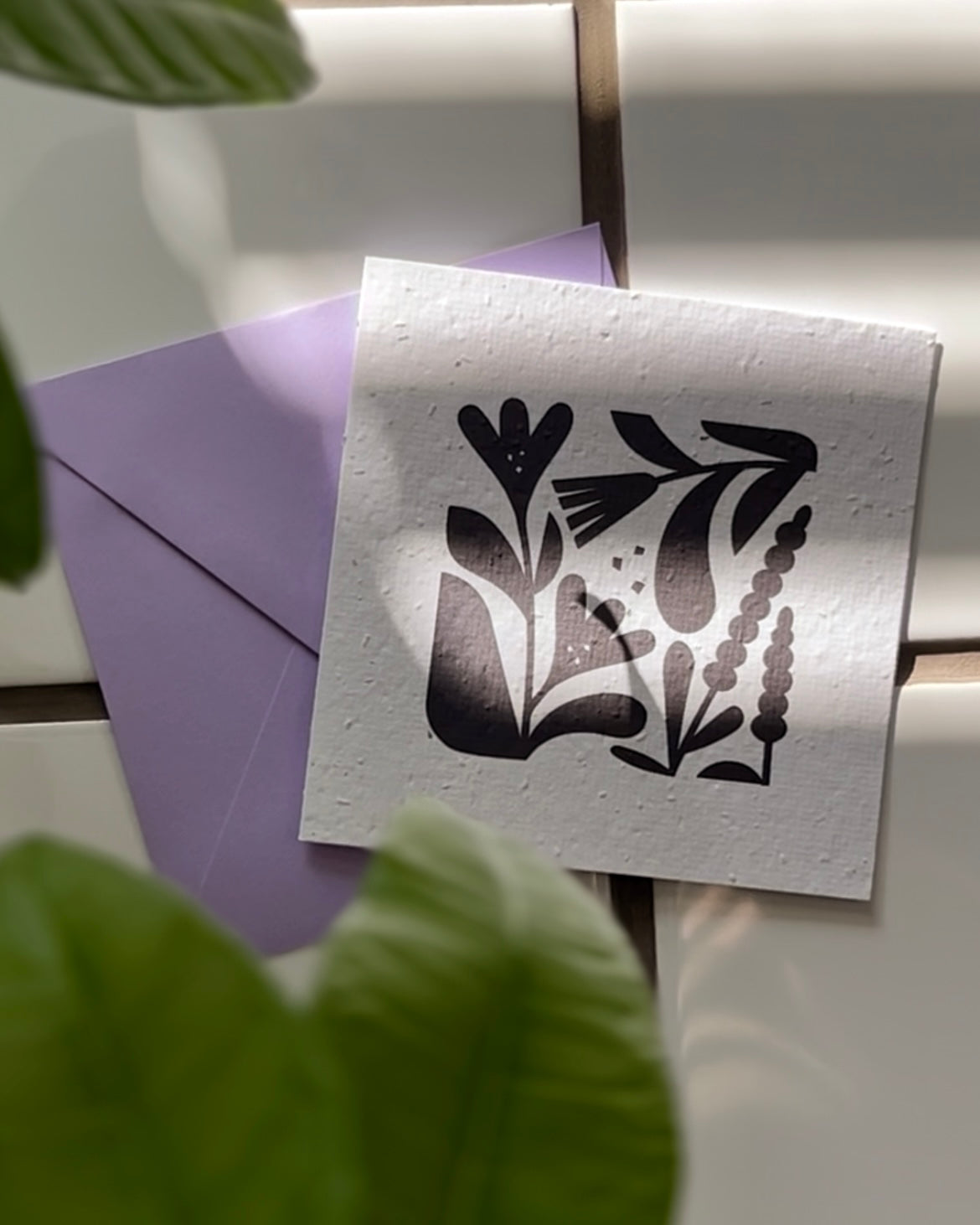 Mellow Yellow Seeded Greeting Card