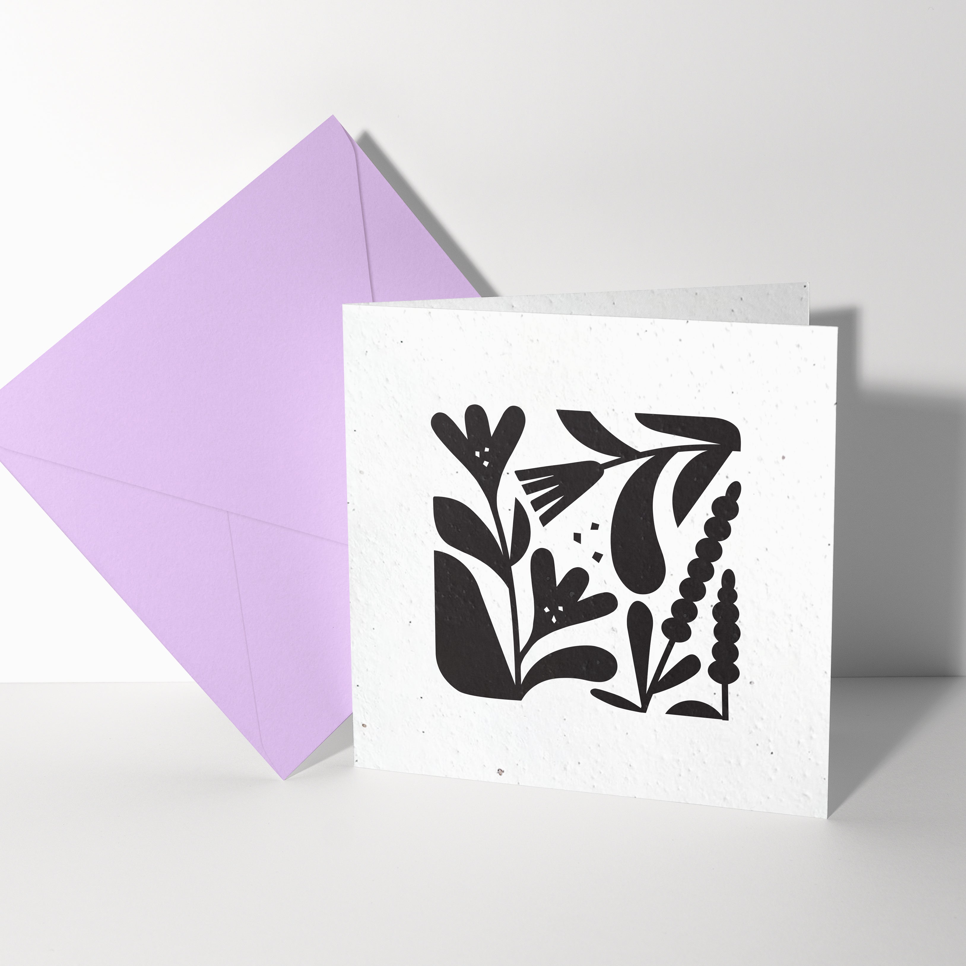 Mellow Yellow Seeded Greeting Card